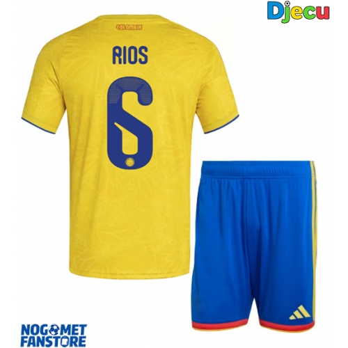 Kolumbija Richard Rios #6 Domaci Dres za djecu SP 2026 Kratak Rukav (+ Kratke hlače)